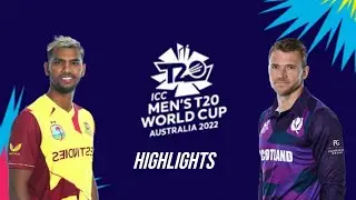 West Indies Vs Scotland T20 World Cup Highlights | T20 World 2022 Match 3 Highlights