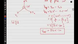 wye connection 3 phase line and phaser relationships derivations