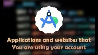 How to know which applications and websites are using your Jameel account