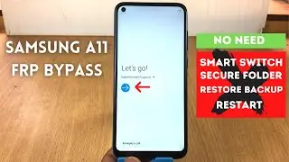 FRP Bypass Samsung A11 Android 10 [ 2021 Update]