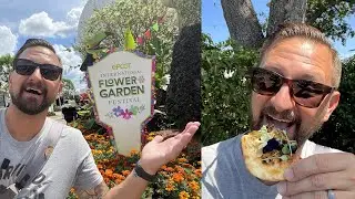 Trying NEW Foods From Disney EPCOT's Flower & Garden Festival + A Little Construction Update!