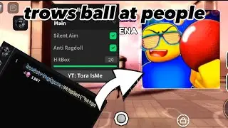 [op script]-New script throw balls at people(silentaim,hitbox,antiragdoll) works PC,mobile