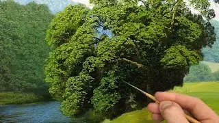 How to paint tree details | Oil painting  episode 136