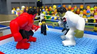 Hulk vs Red Hulk 🥊 LEGO Cartoon about HULK