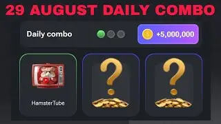 29 AUGUST HAMSTER KOMBAT DAILY COMBO CARDS TODAY