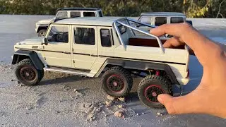 Realistic Mini Mercedes-Benz G63 AMG 6x6 1/18 Diecast Model Car | Miniature Automobiles