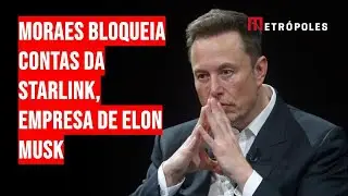 Moraes bloqueia contas da Starlink, empresa de Elon Musk