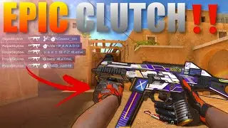 Standoff 2 Pro UMP Geometric Epic Comeback Clutch‼️