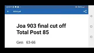 joa it 903 final cut off