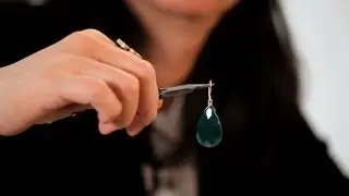 How to Make Jade Drop Earrings | Making Jewelry