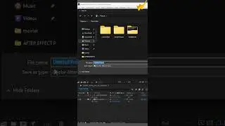 How to save a project in adobe after effect #aftereffects #reelsviral #animationvideo