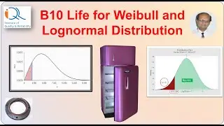 B10 LIfe for  Weibull and Lognormal Distributions