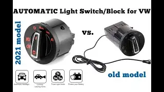 Automatic headlights Switch/Block with light sensor for VW Jetta, Passat, Eos, Audi, Skoda, Seat