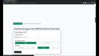 Convert Images Into Pdf File Online Free Tool - w3aischOOls