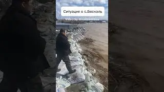 Самодельные дамбы в населенных пунктах затопленных районов