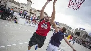 Streetball tournament inside old fortress - Red Bull King of The Rock Georgia