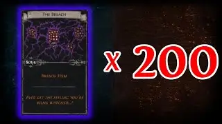Opening 200 Sets of The Breach - Path of Exile 3.21 - Is This Card Worth It?