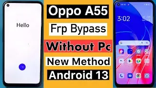 Oppo A55 Frp Bypass | Without Pc | Oppo A55 Google Account Lock Unlock New Method