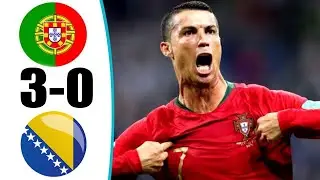 ПОРТУГАЛИЯ 3-0 БОСНИЯ И ГЕРЦЕГОВИНА ОБЗОР МАТЧА И ВСЕ ГОЛЫ! РЕАКЦИЯ РОНАЛДУ НА МАТЧ ПОТРЯСЛА МИР