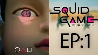 Squid Game in Unreal Engine 5 – Episode 1: Building the Red Light Green Light Level