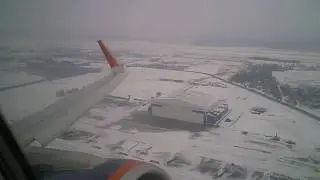 Aeroflot A321 departure from Minsk (MSQ)