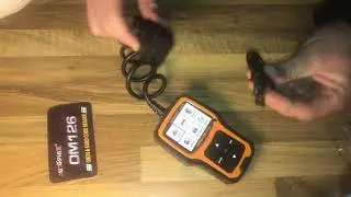 Autophix OM126 OBD2 Auto reader car diagnostics tool unboxing and instructions