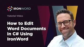 How to Edit Word Documents in C# | IronWord