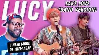 LUCY (루시) covers BTS’ “Fake Love” (Band Version) | REACTION