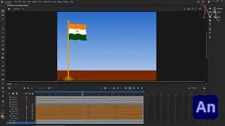 NATIONAL FLAG ANIMATION IN ADOBE ANIMATE II ADOBE ANIMATE TUTORIALS II GRAPHICS II PREMIERE