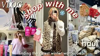 SHOPPING VLOG🧣⭐️ finding the CUTEST winter wardrobe, hollister, TJ Maxx, cotton on, lush, etc