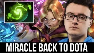 MIRACLE back to Dota - Signature Invoker with Refresher