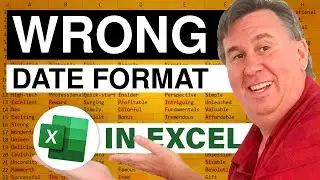 Excel - Convert DD/MM/YYYY to MM/DD/YYYY Date Format in Excel - Episode 947