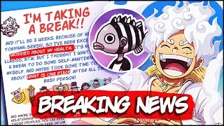 BREAKING* Eiichiro Oda Reveals The REAL REASON For The Hiatus (The One Piece)