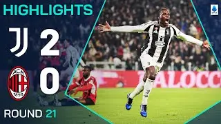 JUVENTUS-MILAN 2-0 | HIGHLIGHTS | Quickfire double wins it for Juve | Serie A 2024/25