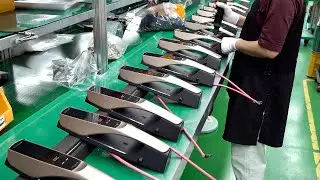 Smart Door Lock Factory. Amazing Digital Door Lock Mass Production Process