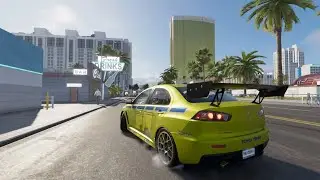 The Crew 2| Paul Walker's |Mitsubishi Lancer Evo X | San Francisco to Las Vegas | Free Roam | PS4 .