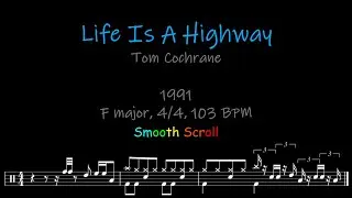 Life Is A Highway, Chords, Lyrics and Timing