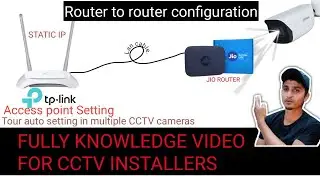 Tp link Router to Router Configuration connection Setting | access point configuration |