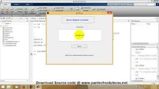 Matlab Code for Text to Speech Converter