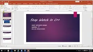 Student Projects # 44 || How to make  Stopwatch in C++ || C++ Projects Ideas for Students