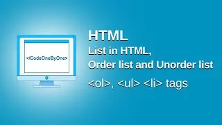 #10. List in html (li, ol, ul) tag || Html tutorials for beginners #html5 #htmltutorial #htmlcss