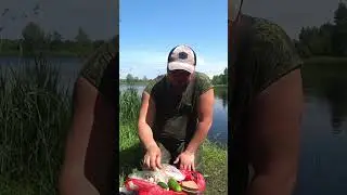 Пожрать на рыбалке, самое то ч.1. #fish #fishing #рыбалка #spinningsolo #мукбанк #mukbang