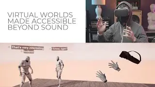 Virtual Worlds Made Accessible Beyond Sound: Presentation and Q&A with Myles de Bastion