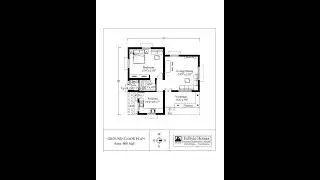 East facing building plan / building floor plan / low budget building design /one bedroom house plan