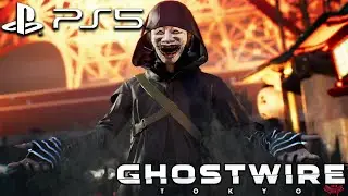 Ghostwire: Tokyo (PS5) Okina Boss Fight - Hard [4K 60FPS]