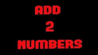 Assembly Language Add 2 Numbers