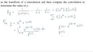 Using the Convolution Theorem to Find the Inverse Laplace Transform