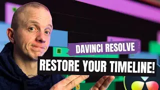 Recover Lost Edits: Davinci Resolve 18 Timeline Restoration