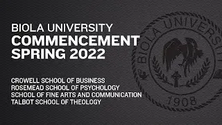 Commencement Spring 2022 — Ceremony B