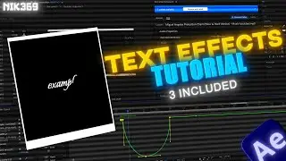 HOW TO MAKE: 3 Unique Text Effects for Tiktok Edits || After Effects Tutorial | Handwriting Text